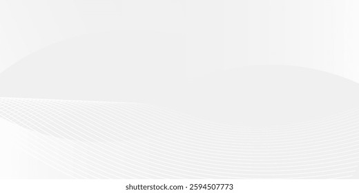 Abstract background with dynamic wavy lines, Digital future technology concept background, vector illustration