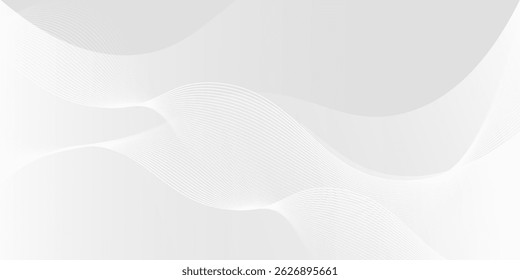 Abstract background with dynamic wavy lines, Digital future technology concept background, vector illustration eps10