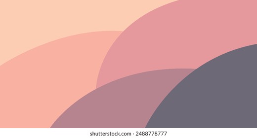 Abstract background with dynamic wavy shapes, Colorful minimal wavy background with soft color, vector, illustration