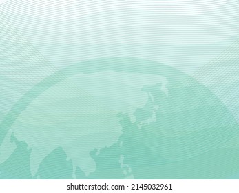 Abstract background with earth and random wavy lines. Image of clean environment.