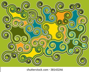 Abstract background. Easy to edit vector image.