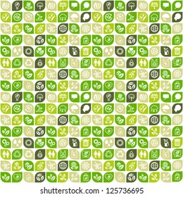Antecedentes abstractos de los iconos ecológicos de la web.