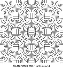 Abstract background. Egyptian,pharaonic and ceramic tile pattern. vector