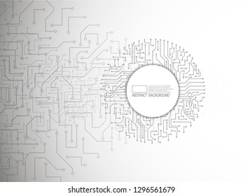 Abstract background of electronic board. Motherboard. Vector.