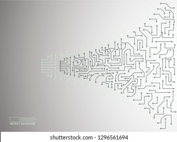 Abstract background of electronic board. Motherboard. Vector.