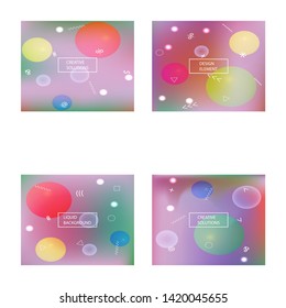 Abstract background for electronic devices. EPS. Vector illustration layout. Juicy splash and spreading spot. Pink abstract background from blurred smooth spots.