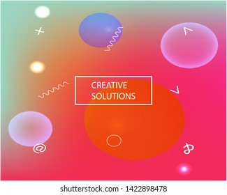 Abstract background for electronic devices. EPS. Vector illustration artbook. Original splash and spreading spot. Pink abstract background from blurred smooth spots.