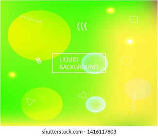 Abstract background for electronic devices. Juicy splash and spreading spot. Vector illustration design. Yellow abstract background from blurred smooth spots.