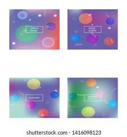 Abstract background for electronic devices. Original splash and spreading spot. Vector illustration show. Blue abstract background from blurred smooth spots.