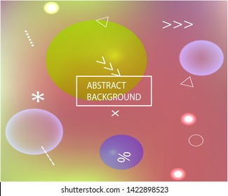 Abstract background for electronic devices. Startling splash and spreading spot. EPS. Vector illustration show. Pink abstract background from blurred smooth spots.
