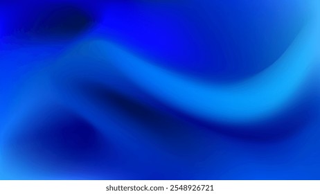 ABSTRACT BACKGROUND ELEGANT BLUE GRADIENT MESH SMOOTH LIQUID COLORFUL WITH WAVY LINES DESIGN VECTOR TEMPLATE GOOD FOR MODERN WEBSITE, WALLPAPER, COVER DESIGN 