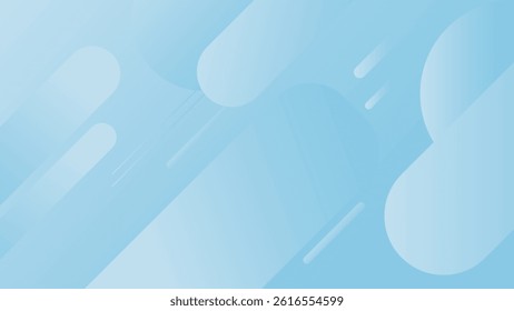 ABSTRACT BACKGROUND ELEGANT BLUE GRADIENT SMOOTH LIQUID COLORFUL DESIGN WITH GEOMETRIC SHAPES VECTOR TEMPLATE GOOD FOR MODERN WEBSITE, WALLPAPER, COVER DESIGN 
