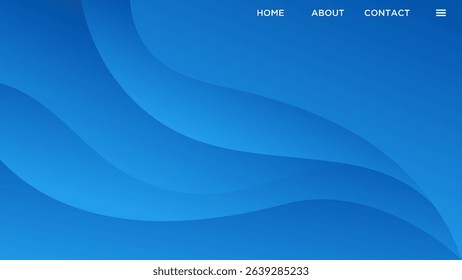 ABSTRACT BACKGROUND ELEGANT BLUE GRADIENT MESH SMOOTH LIQUID COLORFUL WITH HAND DRAWN SHAPES DESIGN VECTOR TEMPLATE GOOD FOR MODERN WEBSITE, WALLPAPER, COVER DESIGN 