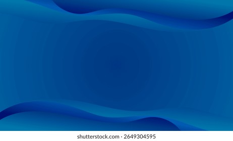 ABSTRACT BACKGROUND ELEGANT BLUE GRADIENT SMOOTH LIQUID COLORFUL WITH HAND DRAWN SHAPES DESIGN VECTOR TEMPLATE GOOD FOR MODERN WEBSITE, WALLPAPER, COVER DESIGN 