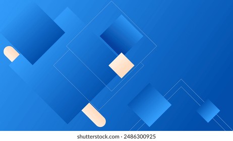 ABSTRACT BACKGROUND ELEGANT BLUE ORANGE GRADIENT SMOOTH LIQUID COLORFUL DESIGN WITH GEOMETRIC SHAPES VECTOR TEMPLATE GOOD FOR MODERN WEBSITE, WALLPAPER, COVER DESIGN 
