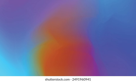 abstract background with elegant blue, red, yellow, purple and black gradations	