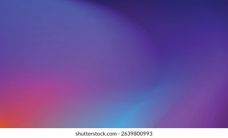 abstract background with elegant blue, red, yellow, purple and black gradations	