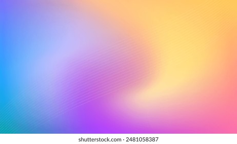 ABSTRACT BACKGROUND ELEGANT COLORFUL GRADIENT MESH WITH WAVY LINES SMOOTH LIQUID DESIGN VECTOR TEMPLATE GOOD FOR MODERN WEBSITE, WALLPAPER, COVER DESIGN 