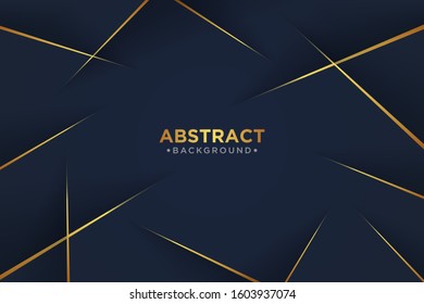 Abstract background. Elegant concept design with golden line.