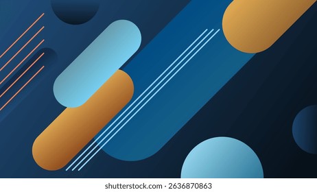 PLANO DE FUNDO ELEGANTE GRADIENTE AZUL ESCURO SUAVE LÍQUIDO COLORIDO DESIGN COM DIAGONAL GEOMETRIC FORMAS VETOR MODELO BOM PARA SITE MODERNO, PAPEL DE PAREDE, DESIGN DE CAPA 