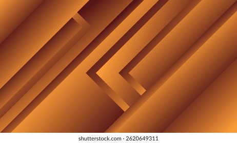 ABSTRACT BACKGROUND ELEGANT GOLD ORANGE GRADIENT SMOOTH LIQUID COLORFUL DESIGN WITH DIAGONAL GEOMETRIC SHAPES VECTOR TEMPLATE GOOD FOR MODERN WEBSITE, WALLPAPER, COVER DESIGN 