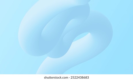 ABSTRACT BACKGROUND ELEGANT GRADIENT 3D FLUID WAVY SMOOTH LIQUID BLUE COLORFUL DESIGN TEMPLATE GOOD FOR MODERN WEBSITE, WALLPAPER, COVER DESIGN 