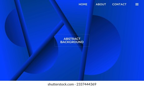 ABSTRACT BACKGROUND ELEGANT GRADIENT BLUE SMOOTH COLOR DESIGN VECTOR TEMPLATE GOOD FOR MODERN WEBSITE, WALLPAPER, COVER DESIGN 