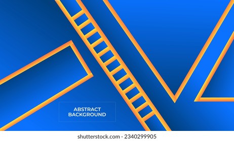 ABSTRACT BACKGROUND ELEGANT GRADIENT BLUE ORANGE SMOOTH COLOR DESIGN VECTOR TEMPLATE GOOD FOR MODERN WEBSITE, WALLPAPER, COVER DESIGN 