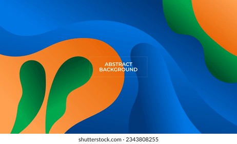 ABSTRACT BACKGROUND ELEGANT GRADIENT BLUE SMOOTH COLOR DESIGN VECTOR TEMPLATE GOOD FOR MODERN WEBSITE, WALLPAPER, COVER DESIGN 