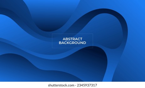 ABSTRACT BACKGROUND ELEGANT GRADIENT BLUE SMOOTH COLOR DESIGN VECTOR TEMPLATE GOOD FOR MODERN WEBSITE, WALLPAPER, COVER DESIGN 