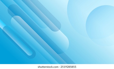 ABSTRACT BACKGROUND ELEGANT GRADIENT BLUE SMOOTH LIQUID COLORFUL DESIGN WITH GEOMETRIC SHAPES VECTOR TEMPLATE GOOD FOR MODERN WEBSITE, WALLPAPER, COVER DESIGN 