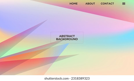 ABSTRACT BACKGROUND ELEGANT GRADIENT MESH COLORFUL SMOOTH DESIGN VECTOR TEMPLATE GOOD FOR MODERN WEBSITE, WALLPAPER, COVER DESIGN 