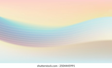 FONDO Abstractas MALLA DE GRADIENTE ELEGANTE PASTEL LÍQUIDO LISO COLORIDO CON LÍNEAS DISEÑO PLANTILLA DE VECTOR BUENO PARA SITIO WEB MODERNO, FONDO DE PANTALLA, DISEÑO DE CUBIERTA 