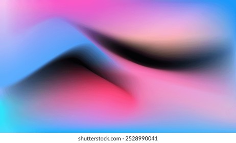 ABSTRACT BACKGROUND ELEGANT GRADIENT MESH BLUE PINK SMOOTH LIQUID VIBRANT COLORFUL DESIGN VECTOR TEMPLATE GOOD FOR MODERN WEBSITE, WALLPAPER, COVER DESIGN 