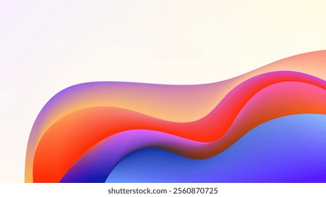 ABSTRACT BACKGROUND ELEGANT GRADIENT MESH SMOOTH LIQUID COLORFUL DESIGN WITH HAND DRAWN SHAPES VECTOR TEMPLATE GOOD FOR MODERN WEBSITE, WALLPAPER, COVER DESIGN 