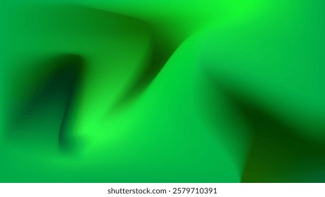 ABSTRACT BACKGROUND ELEGANT GRADIENT MESH GREEN SMOOTH COLOR DESIGN VECTOR TEMPLATE GOOD FOR MODERN WEBSITE, WALLPAPER, COVER DESIGN 