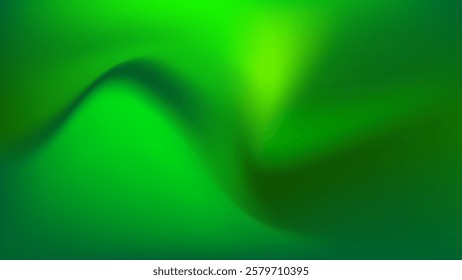 ABSTRACT BACKGROUND ELEGANT GRADIENT MESH GREEN SMOOTH COLOR DESIGN VECTOR TEMPLATE GOOD FOR MODERN WEBSITE, WALLPAPER, COVER DESIGN 