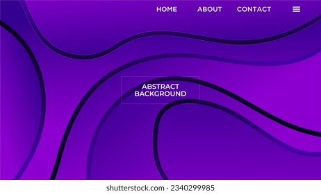ABSTRACT BACKGROUND ELEGANT GRADIENT PURPLE SMOOTH COLOR DESIGN VECTOR TEMPLATE GOOD FOR MODERN WEBSITE, WALLPAPER, COVER DESIGN 