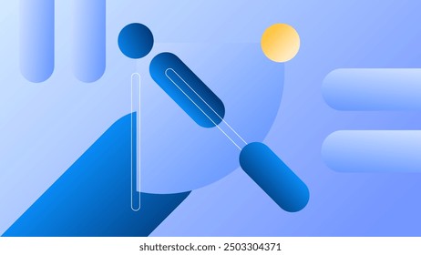 ABSTRACT BACKGROUND ELEGANT GRADIENT SOFT BLUE SMOOTH LIQUID COLORFUL DESIGN WITH GEOMETRIC SHAPES VECTOR TEMPLATE GOOD FOR MODERN WEBSITE, WALLPAPER, COVER DESIGN 