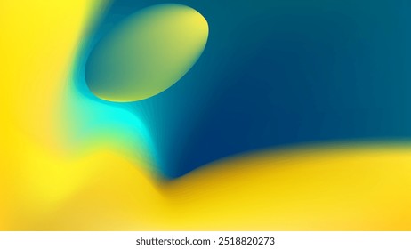 ABSTRACT BACKGROUND ELEGANT GRADIENT YELLOW BLUE COLOR DESIGN VECTOR TEMPLATE GOOD FOR MODERN WEBSITE, WALLPAPER, COVER DESIGN 