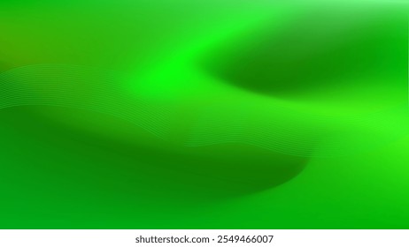 FONDO Abstractas MALLA DE GRADIENTE VERDE ELEGANTE LÍQUIDO LISO COLORIDO CON LÍNEAS ONDULADAS DISEÑO PLANTILLA DE VECTOR BUENO PARA SITIO WEB MODERNO, FONDO DE PANTALLA, DISEÑO DE CUBIERTA 