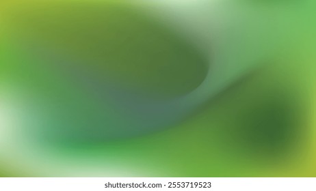 ABSTRACT BACKGROUND ELEGANT GREEN GRADIENT MESH SMOOTH LIQUID COLORFUL DESIGN VECTOR TEMPLATE GOOD FOR MODERN WEBSITE, WALLPAPER, COVER DESIGN 