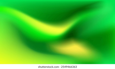 ABSTRACT BACKGROUND ELEGANT GREEN YELLOW GRADIENT MESH SMOOTH LIQUID COLORFUL DESIGN VECTOR TEMPLATE GOOD FOR MODERN WEBSITE, WALLPAPER, COVER DESIGN 