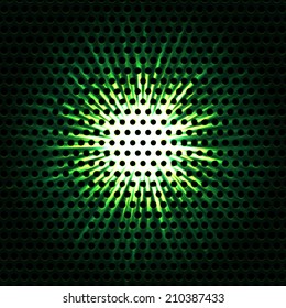 Abstract background elegant metallic vector web hole