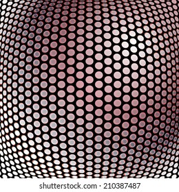 Abstract background elegant metallic vector web hole