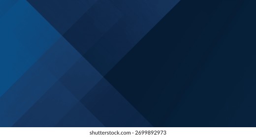 Fondo Abstractas con elegante y moderno patrón geométrico azul oscuro.
