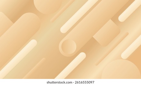 ABSTRACT BACKGROUND ELEGANT ORANGE GOLD GRADIENT SMOOTH LIQUID COLORFUL DESIGN WITH GEOMETRIC SHAPES VECTOR TEMPLATE GOOD FOR MODERN WEBSITE, WALLPAPER, COVER DESIGN 