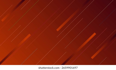 ABSTRACT BACKGROUND ELEGANT ORANGE GRADIENT SMOOTH LIQUID COLORFUL DESIGN WITH DIAGONAL LINES GEOMETRIC SHAPES VECTOR TEMPLATE GOOD FOR MODERN WEBSITE, WALLPAPER, COVER DESIGN 