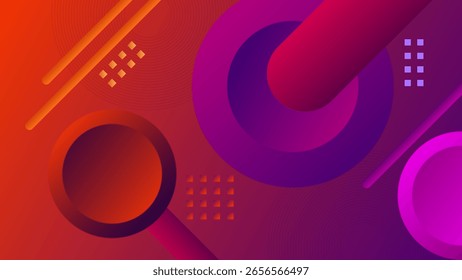 FONDO Abstractas ELEGANTE NARANJA PÚRPURA GRADIENTE LÍQUIDO LISO DISEÑO COLORIDO CON FORMAS GEOMÉTRICAS PLANTILLA DE VECTOR BUENO PARA EL SITIO WEB MODERNO, FONDO DE PANTALLA, DISEÑO DE CUBIERTA 