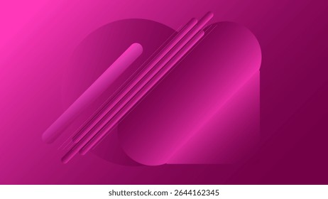 ABSTRACT BACKGROUND ELEGANT PINK GRADIENT SMOOTH LIQUID COLORFUL DESIGN WITH DIAGONAL GEOMETRIC SHAPES VECTOR TEMPLATE GOOD FOR MODERN WEBSITE, WALLPAPER, COVER DESIGN 